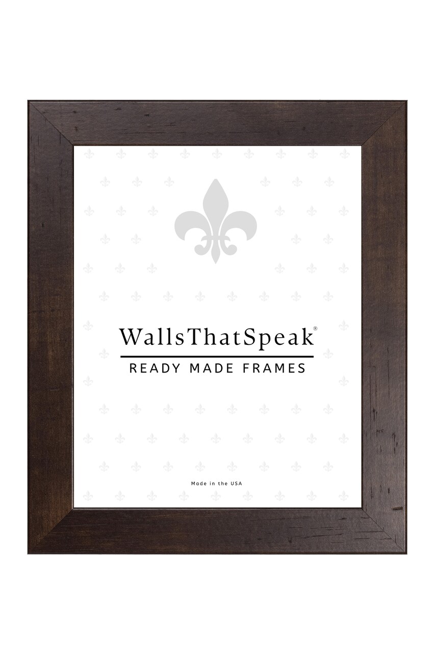 12x17 Picture Frame Bauhaus 125, 1.25" MDF Wood Composite Moulding, Faux Woodgrain Wall Display Frame for Art, Posters, or Photos by wallsthatspeak